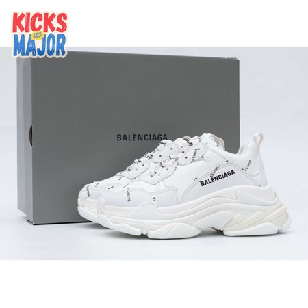 Balenciaga Triple S Allover Logo White (W) SIZE: 35-45