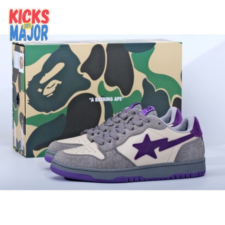 Bape Sk8 Sta Grey Purple 40-45