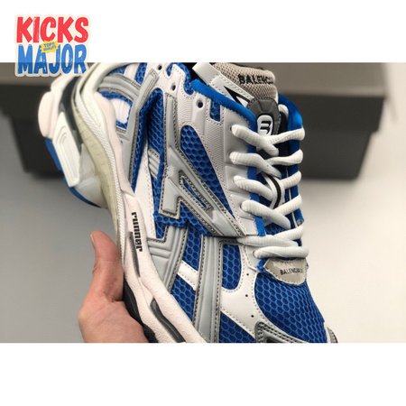 Balenciaga Runner mesh and faux-leather trainers in blue:36-46