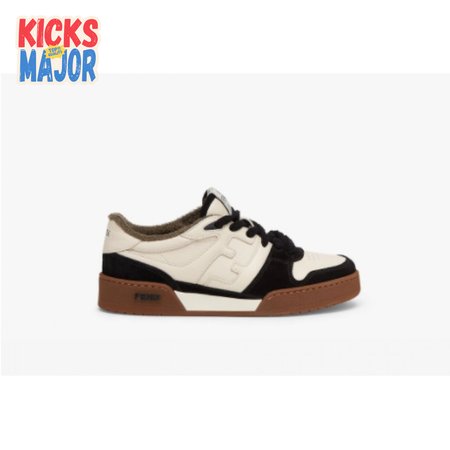 Fendidi Match Women's Black Suede Low Top Shoes 35-45