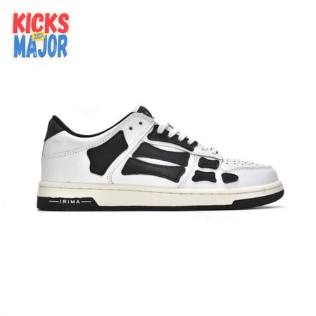 AMIRI Skel Top Low Whtie Black 40-46