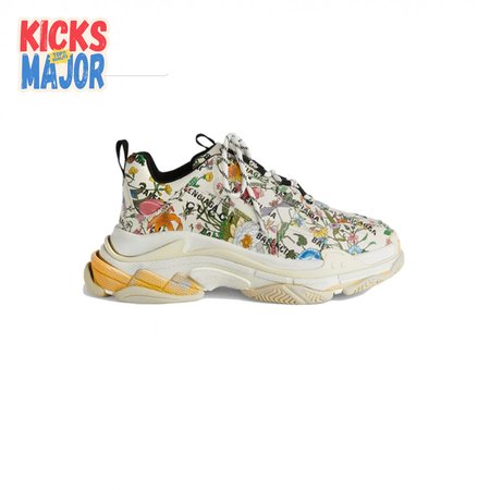 Gucci x Balenciaga The Hacker Project Triple S Flora Print 35-45