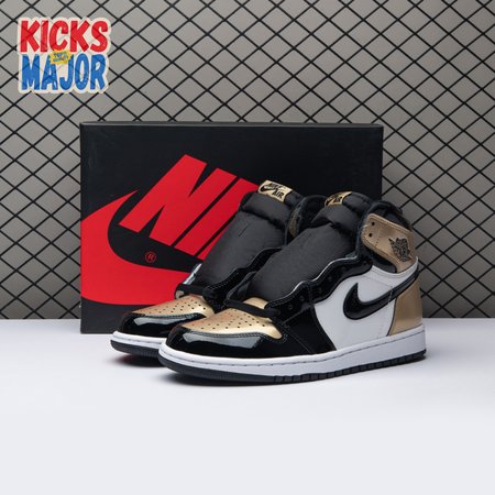 Jordan 1 Retro High NRG Patent Gold Toe Men's