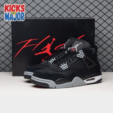 Air Jordan 4 Retro SE Black Canvas DH7138-006 Men's