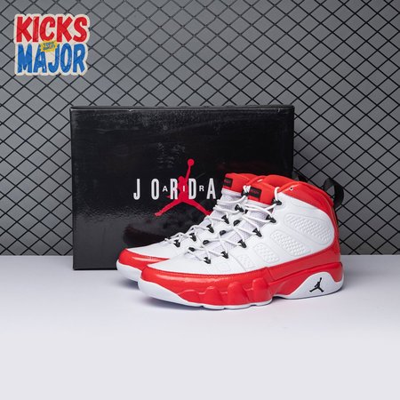Jordan 9 Retro White Gym Red 302370-160 Men's