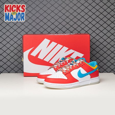 Nike Dunk Low QS LeBron James Fruity Pebbles DH8009-600 Unisex
