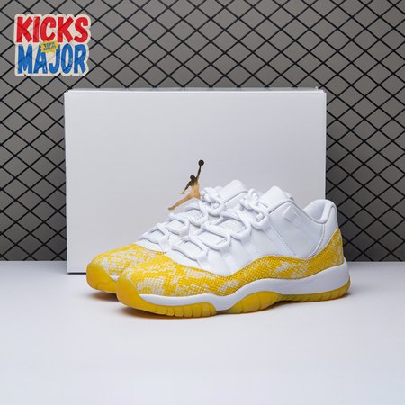 Jordan 11 Retro Low Tour Yellow Snakeskin AH7860-107 Men's