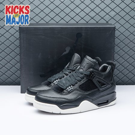 Jordan 4 Retro Pony Hair Black Men's