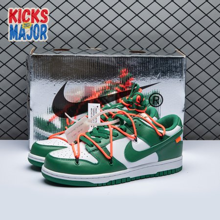 Off-White x Dunk Low 'Pine Green' Unisex