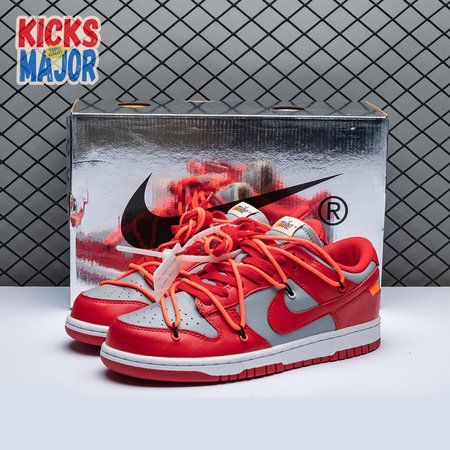 Off-White x Dunk Low 'University Red' Men's