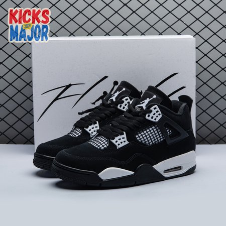 Air Jordan 4 Retro White Thunder FQ8138 001 Unisex