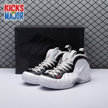 Nike Air Foamposite Pro White Black University Red 624041-103 Men's