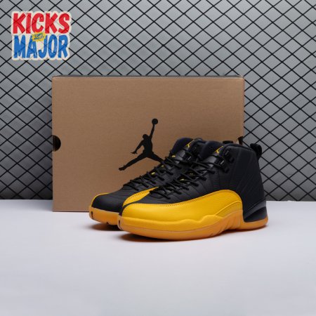 Jordan 12 Retro Black University Gold 130690-070 Men's