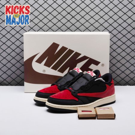 Travis Scott x Air Jordan 1 Low Bred Unisex