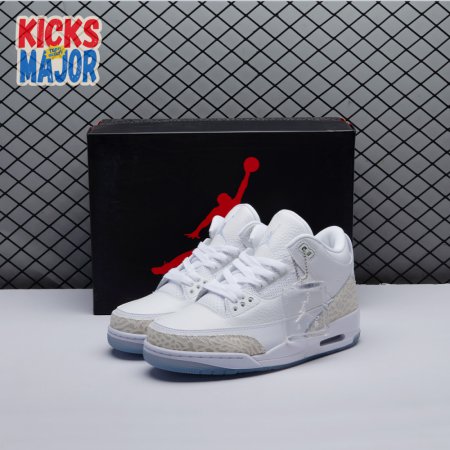 Jordan 3 Retro Pure White 136064-111 Unisex
