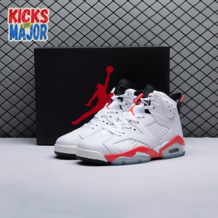 Jordan 6 Retro Infrared White 384664-123 Men's