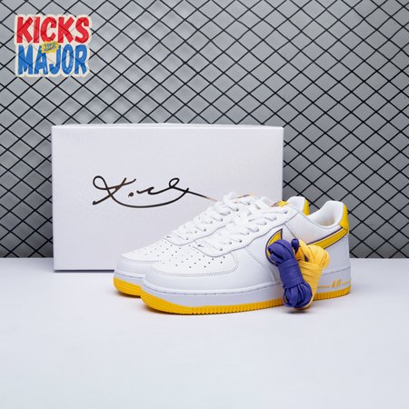 Nike Air Force 1 Low Retro QS Kobe Bryant Lakers Home FZ1151-100 Unisex