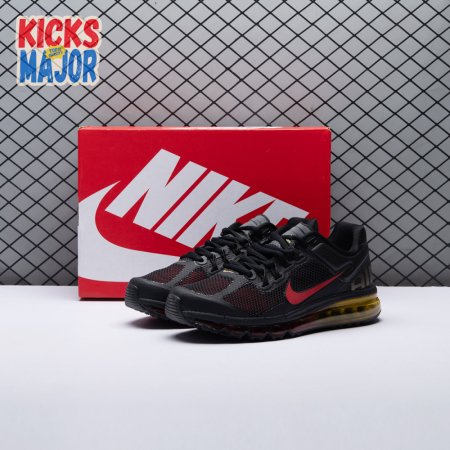 Nike Air Max 2013 Black Laser Orange University Red HF3660-002 Unisex