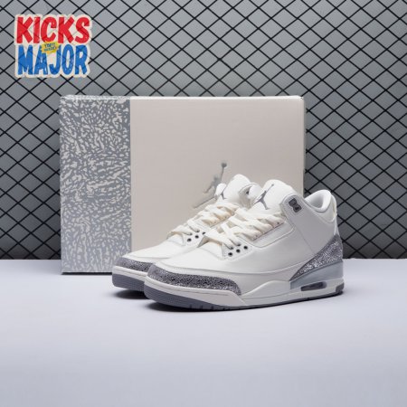 Jordan 3 Retro Sail Cement Grey CK9246-100 Unisex