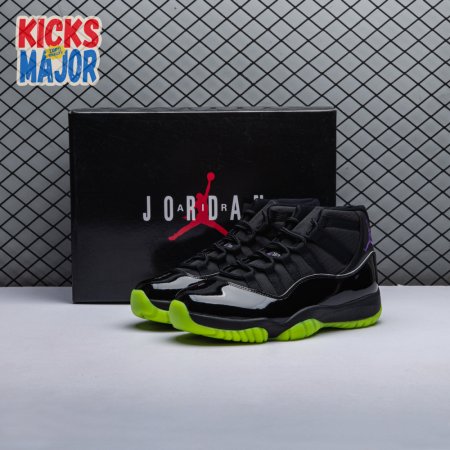 Air Jordan 11 GS Black Barely Volt Men's
