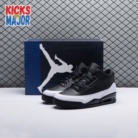 Jordan 3 x Fragment Design Black White DA3595 001 Men's