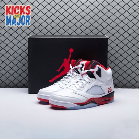 Jordan 5 Retro Fire Red Black Tongue (2025) HQ7978-101 Unisex