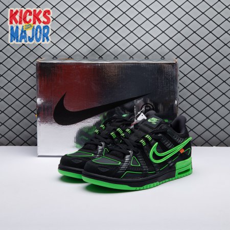 Off-White x Air Rubber Dunk 'Green Strike' Men's