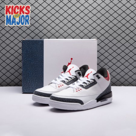 Air Jordan 3 Retro Denim SE 'Fire Red' Men's