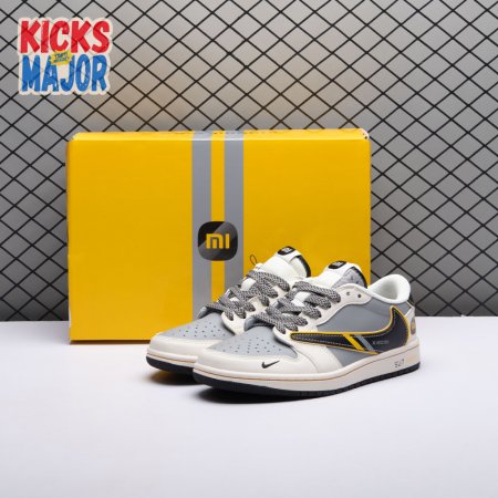 Travis Scott x Fragment Design x Air Jordan 1 Low OG SP AJ1 Su7-Ultra XX3168-162 Unisex