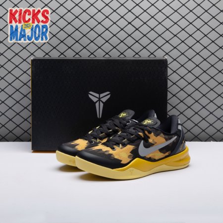 Nike Kobe 8 XDR Black Yellow 555286-077 Men's