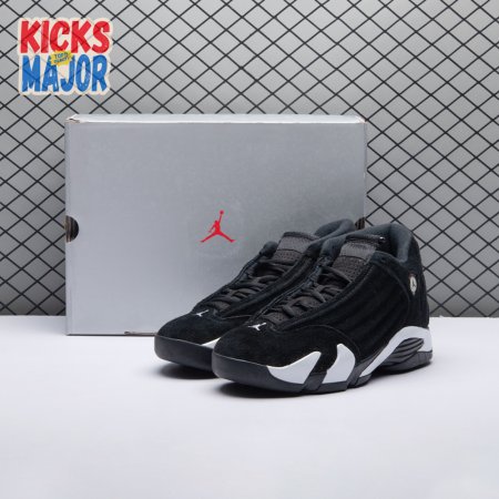 Jordan 14 Retro Black White 487471-016 Men's