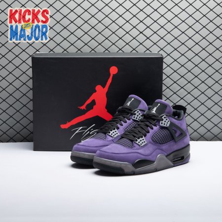 Air jordan 4 x Travis Scott Purple Unisex