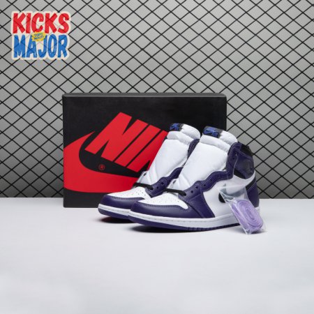 Jordan 1 Retro High Court Purple White Men's