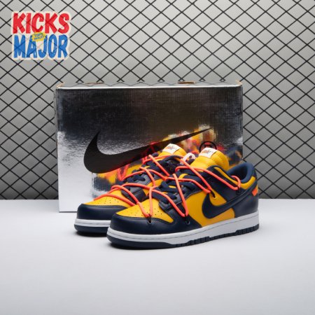 Off-White x Dunk Low 'University Gold' Unisex