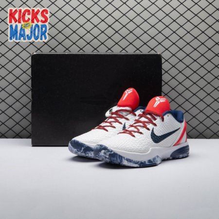 Nike Kobe 6 White Red CW2190-101 Men's