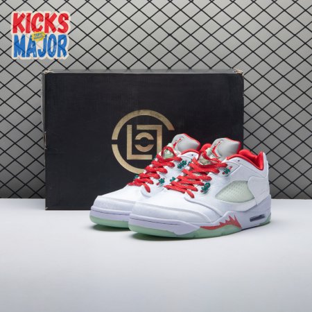 Jordan 5 Retro Low CLOT White Silk 20th Anniversary 1551183 Unisex