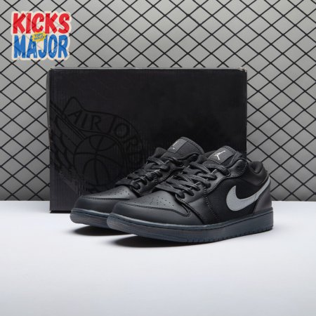 Jordan 1 Low Black White Dark Smoke Grey HV5968-001 Unisex