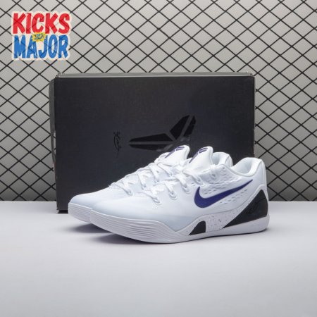 Nike Kobe 9 Elite Low EM Protro White Court Purple IH1401-100 Unisex