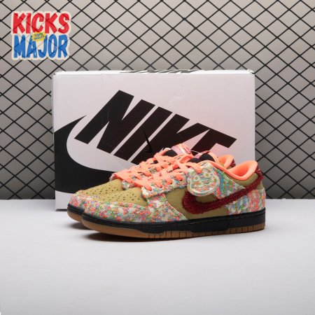 Nike Dunk Low Panda-Monium Green Curry Multi-Color IB2263-300 Unisex